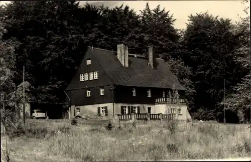 Ak Lauter Bernsbach im Erzgebirge Sachsen, Forstklubheim Conradswiese