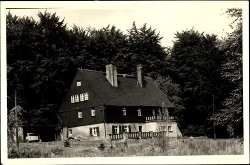 Ak Lauter Bernsbach im Erzgebirge Sachsen, Forstklubheim Conradswiese