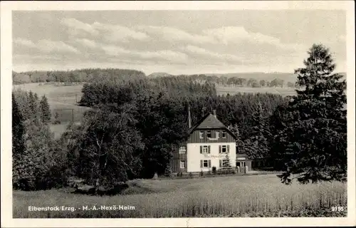 Ak Eibenstock im Erzgebirge Sachsen, M.-A.-Nexö-Heim