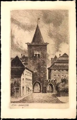 Ak Jena in Thüringen, Johannistor