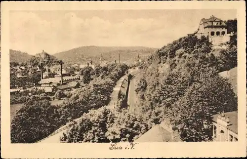 Ak Greiz im Vogtland, Panorama