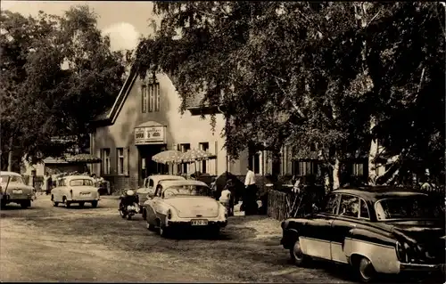 Ak Gommlo Kemberg Dübener Heide, HO Gaststätte Oppin
