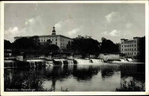 Ak Dessau in Sachsen Anhalt, Gestänge