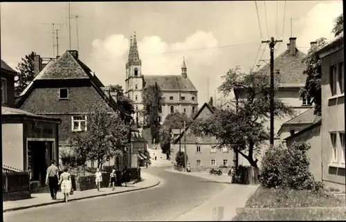 Ak Schirgiswalde in der Lausitz, Ernst-Thälmann-Straße