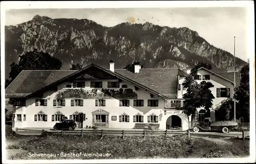 Foto Ak Schwangau, Partie vom Gasthof Weinbauer