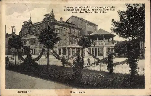 Ak Dortmund im Ruhrgebiet, Stadttheater