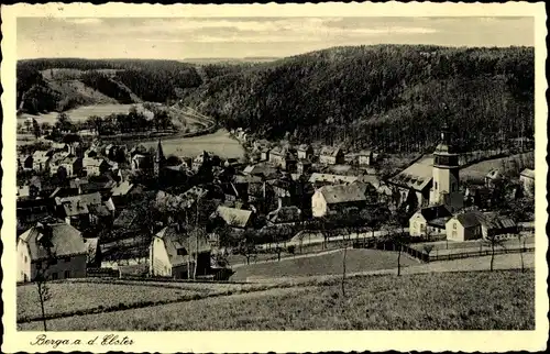 Ak Berga an der Elster Thüringen, Panorama