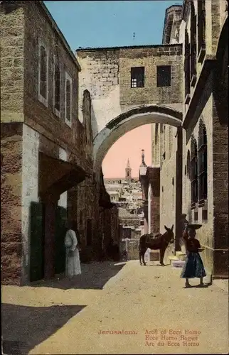 Ak Jerusalem Israel, Arch of Ecce Homo