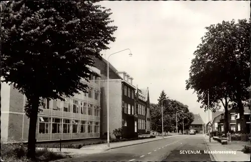 Ak Sevenum Limburg Niederlande, Maasbreeseweg