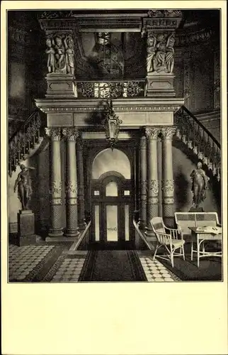 Ak Freyburg an der Unstrut, Der Haupteingang zur Sektkellerei Kloß u. Foerster