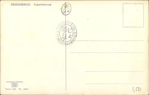 Ak Augustusburg im Erzgebirge, Ortschaft und Umgebung, Nenke und Ostermaier 208 3471