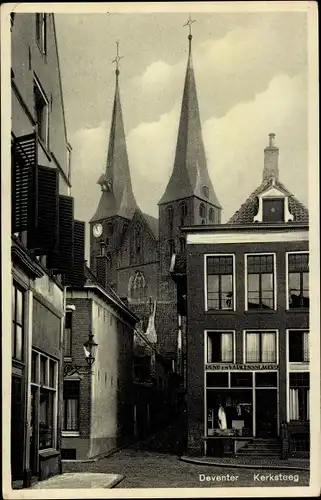 Ak Deventer Overijssel Niederlande, Kerksteeg