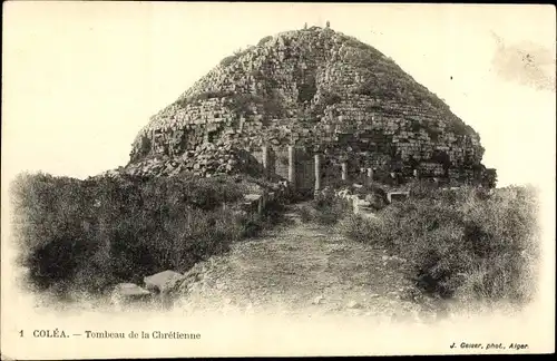 Ak Colea Kolea Algerien, Tombeau de la Chretienne