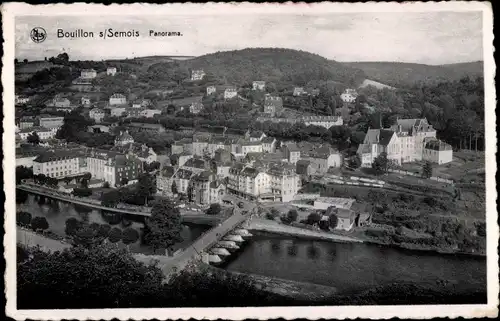 Ak Bouillon Wallonien Luxemburg, Semois, Panorama