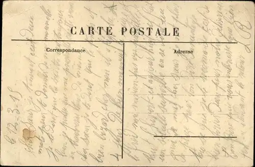 Ak Gerbeviller Meurthe et Moselle, La Grande Tombe où fut célébrée une messe