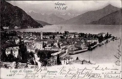 Ak Lago di Como Lombardia, Menaggio, Panorama