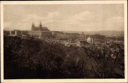 Ak Praha Prag Tschechien, Hradčany Hradschin, Panorama