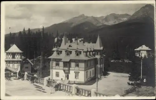 Ak Štrbské Pleso Štrba Csorba Tschirm Slowakei, Vila Jana Jiskry z Brandyse