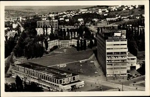 Ak Zlín Gottwaldov in Mähren Region Zlin, Pohled s Mrakodrapu