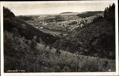 Ak Brandýs nad Orlicí Brandeis an der Adler Region Pardubice, Gesamtansicht