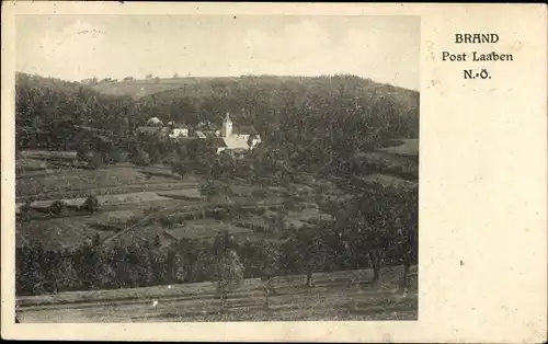 Ak Brand Laaben Niederösterreich, Panorama