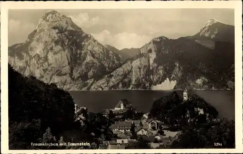 Ak Traunkirchen am Traunsee Oberösterreich, Traunstein