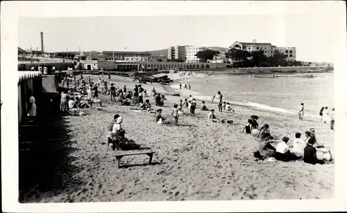 Ak La Coruña Galicien, Playa de Riazor