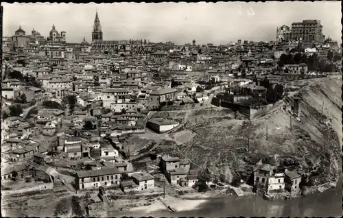 Ak Toledo Kastilien La Mancha Spanien, Vista parcial