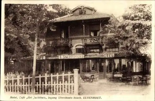 Ak Ulvenhout Nordbrabant Niederlande, Hotel Café Het Jachthuis