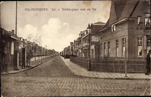 Ak Hilligersberg Südholland, Jul. v. Stolberglaan met de Tol