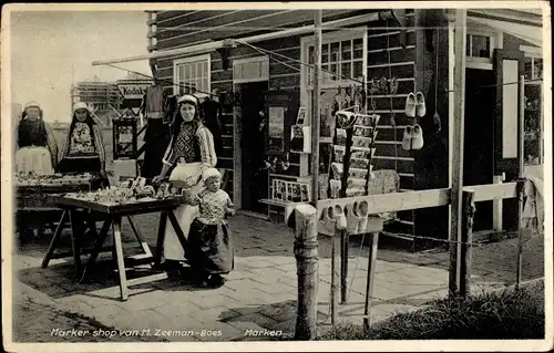 Ak Marken Nordholland Niederlande, Marker shop, Trachten, Handlung, Kodak Reklame