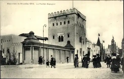 Ak Bruxelles Brüssel, Exposition 1910, Le Pavillon Espagnol