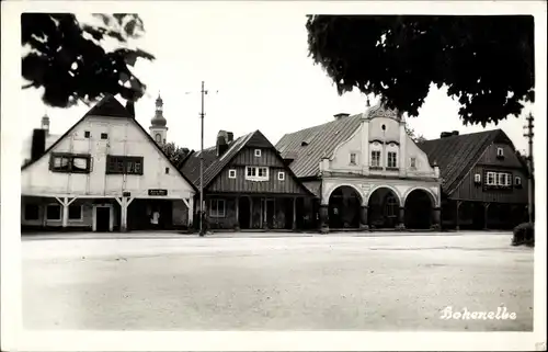Foto Ak Vrchlabí Hohenelbe Reg Königgrätz, Straßenpartie