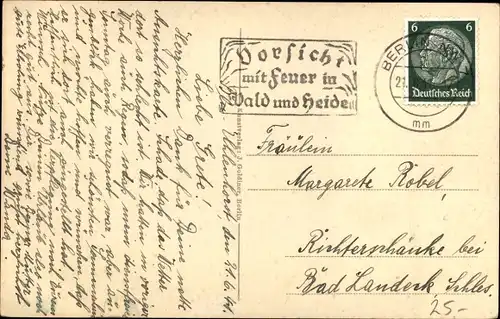 Ak Berlin Köpenick Uhlenhorst, Unter den Birken