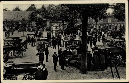 Ak Woerden Utrecht Niederlande, Kaasmarkt