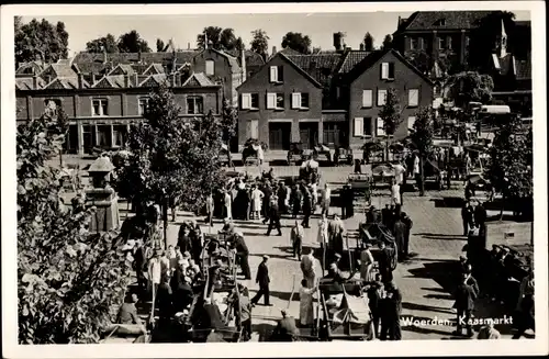 Ak Woerden Utrecht Niederlande, Kaasmarkt