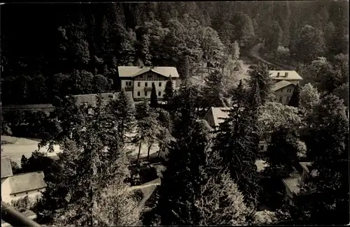 Ak Bad Schweizermühle Rosenthal Bielatal in Sachsen, Heilstätte