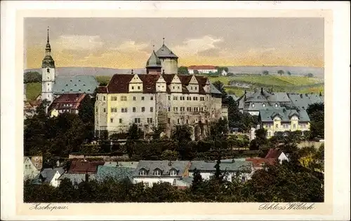 Ak Zschopau im Erzgebirge Sachsen, Schloss Wildeck