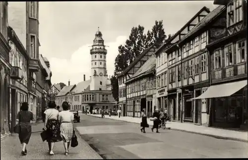 Ak Salzwedel in der Altmark, Straße der Jugend, Geschäfte