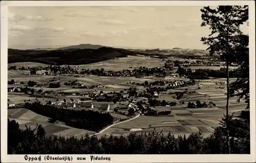 Ak Oppach in Sachsen, Blick auf den Ort, Umgebung, Felder