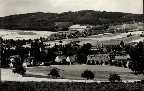 Ak Oppach in Sachsen, Ortschaft mit Landschaftsblick