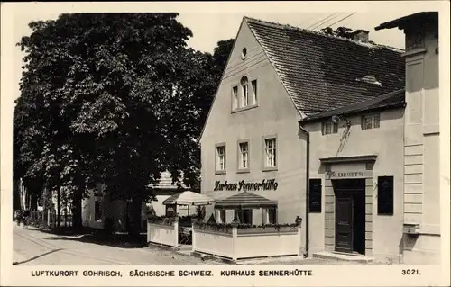 Ak Gohrisch in Sachsen, Kurhaus Sennerhütte, Außenansicht