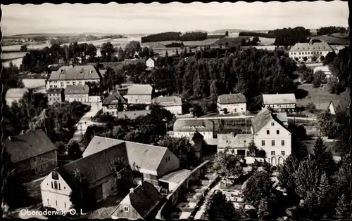 Ak Oberoderwitz Oderwitz in der Oberlausitz, Totalansicht
