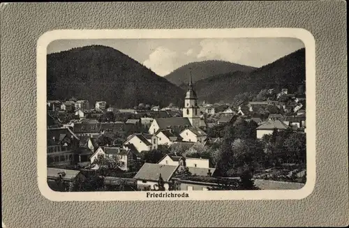 Ak Friedrichroda im Thüringer Wald, Teilansicht