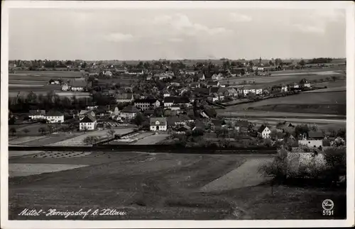 Ak Mittelherwigsdorf in der Oberlausitz, Panorama