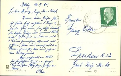 Ak Bad Blankenburg in Thüringen, Markt