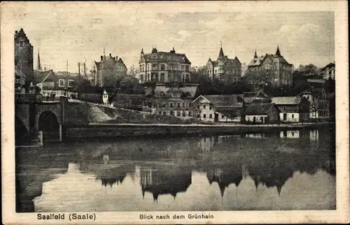 Ak Saalfeld an der Saale Thüringen, Grünhain