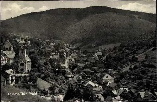 Ak Lauscha in Thüringen, Panorama vom Ort