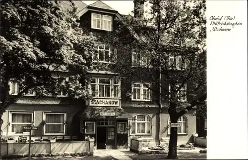 Ak Oberhof im Thüringer Wald, FDGB-Erholungsheim Stachanow