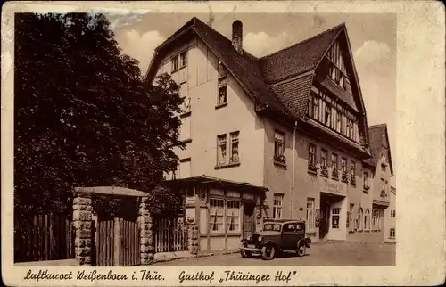 Ak Weißenborn Holzland Thüringen, Gasthof Thüringer Hof